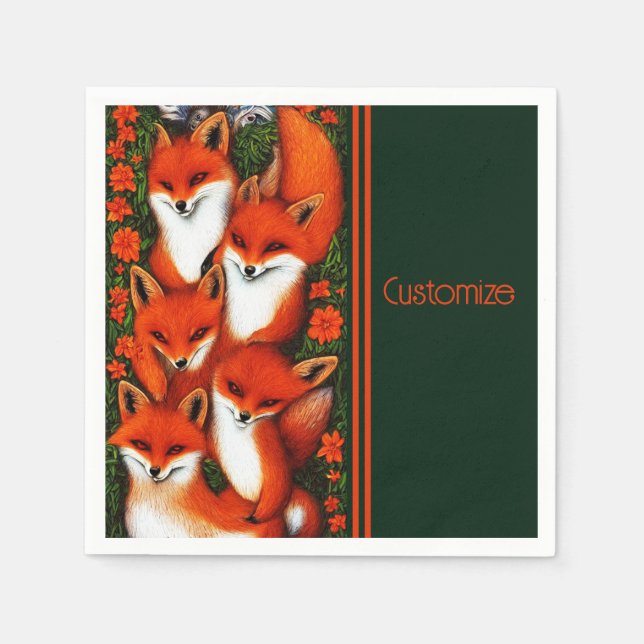 Grönt för proxyRoligt Pappersservett (Framsidan)