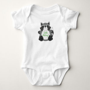Grönt för Raccoon Baby Shower T Shirt
