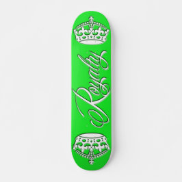 Grönt för royaltySkateboarddäck Skateboard Bräda 21,5 Cm
