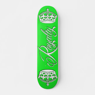Grönt för royaltySkateboarddäck Skateboard Bräda 21,5 Cm