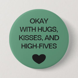 grönt för Social avstånd färg-kod Knapp