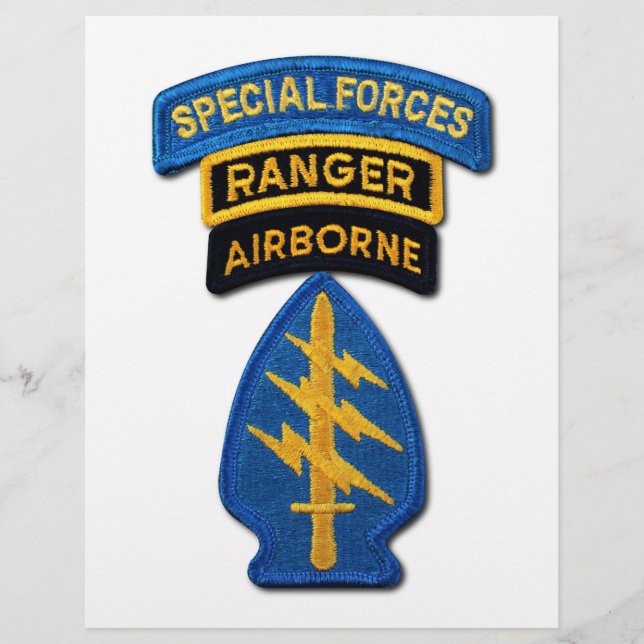 Grönt för speciell Forces Group Berets SF SOF SFG  (Framsida)