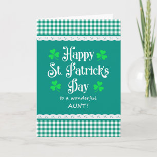 Grönt för St patrick's day Shamrocks-kontroller i Kort