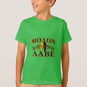 Grönt för stjärnor för Molon Labe spartansk Tröja