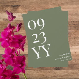 Grönt för stor fet datumförsäljning spara datumet