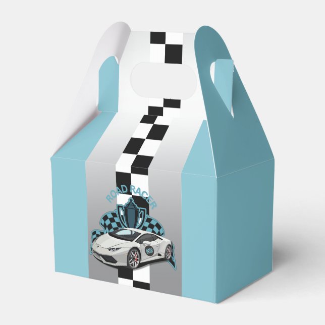 grönt för tävla, svart och vit favoritruta presentaskar (Framsidan Sidan)