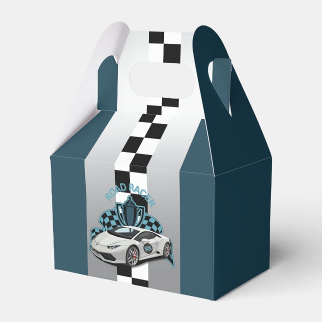 grönt för tävla, svart och vit favoritruta presentaskar (Framsidan Sidan)