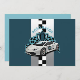 grönt för tävla, svartvitt inbjudningar