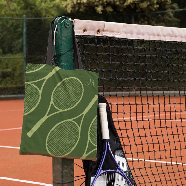grönt för tennis racquets tygkasse (Skapare uppladdad)