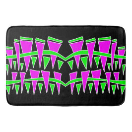 Grönt för triangelrader Rosa Dodle44c Badrumsmatta