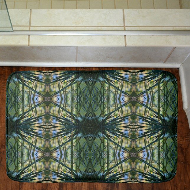 Grönt för Tropical Shades Abstrakt Badrumsmatta (Skapare uppladdad)