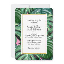 Grönt för tropisk Löv och inbjudan till Lush-bröll