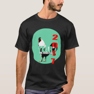 Grönt för tuppår 2017 cirklar skjortan tee shirt