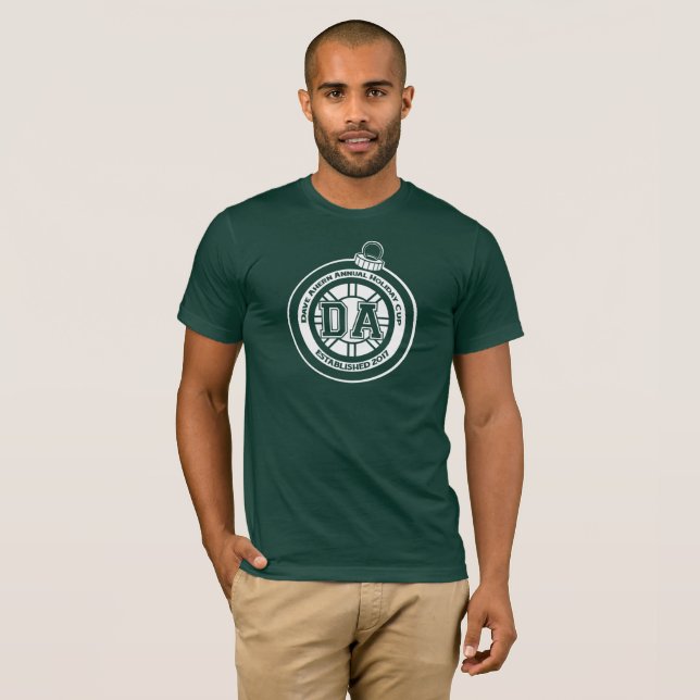Grönt för utslagsplats för Dave Ahern årlig T Shirt (Hel framsida)