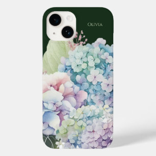 Grönt för vattenfärg Hydrangea Personlig