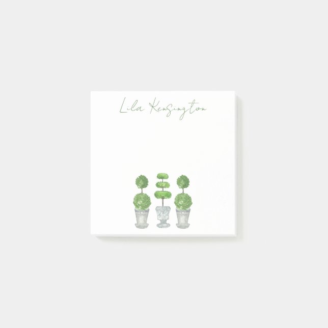 Grönt för vattenfärg post-it block (Framsida)