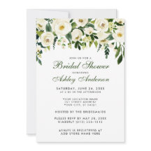 Grönt för vattenfärgad Blommigt Vit Möhippa GS