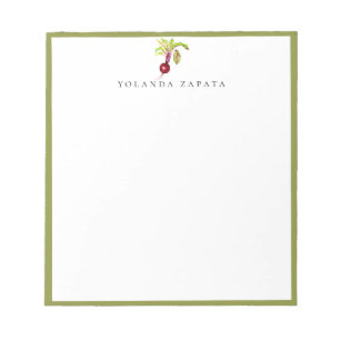 Grönt för vattenfärgsbeslag, ram anteckningsblock