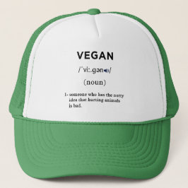 grönt för vegan-definition keps
