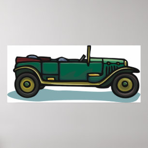 Grönt för vintage poster