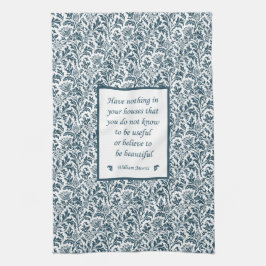 Grönt för William Morris mönster- och Kökshandduk