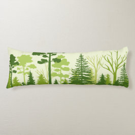 Grönt Forest body-kuddar Kroppskudde