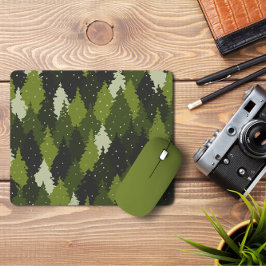 Grönt Forest Camo | Camo Forest Mousepad Musmatta