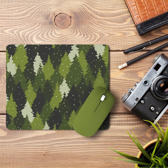 Grönt Forest Camo | Camo Forest Mousepad Musmatta (Skapare uppladdad)