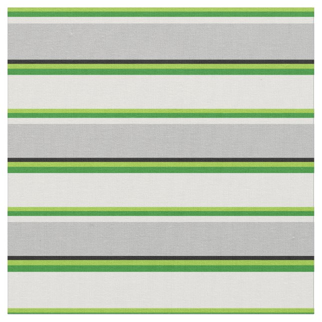 Grönt, Forest Grönt, Light Cyan, Grått & Black Tyg (Närbild)