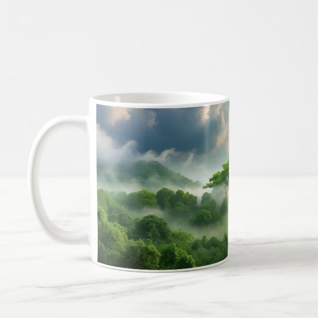 Grönt Forest Kaffemugg (Vänster)