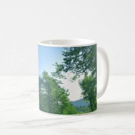 Grönt Forest Ligcape Photography Magnet Kaffemugg
