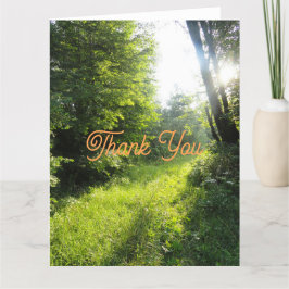 Grönt Forest Meadow Tack Kort