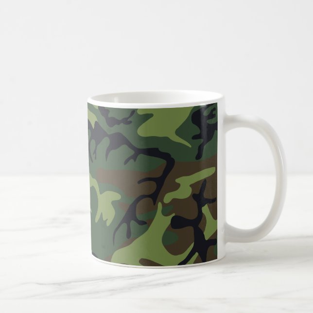 Grönt Forest Milio Camo Kaffemugg (Höger)