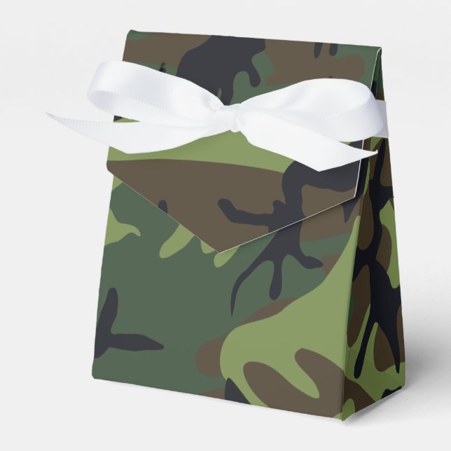 Grönt Forest Milio Camo Presentaskar (Framsidan Sidan)