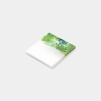 Grönt Forest Post-it Note (Hooponopono-serie nr 3) Block