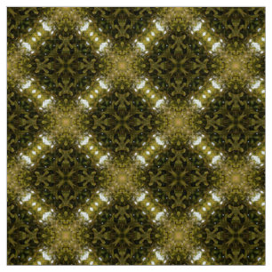 Grönt Formal Gardens Mönster Fabric Tyg
