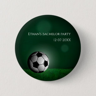 Grönt Fotboll/Bachelor Party Knapp