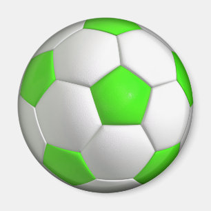 Grönt Fotboll Magnet