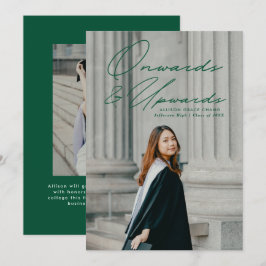 Grönt framåt och uppåt 2 Photo Studenten Meddelande