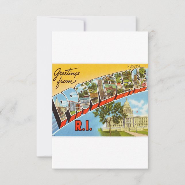 Grönt från Rhode island Spara Datumet (Framsida)