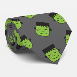 Grönt Frankenstein huvudmönster Halloween Slips