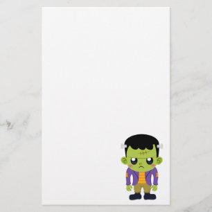 Grönt Frankenstein Monster Halloween
