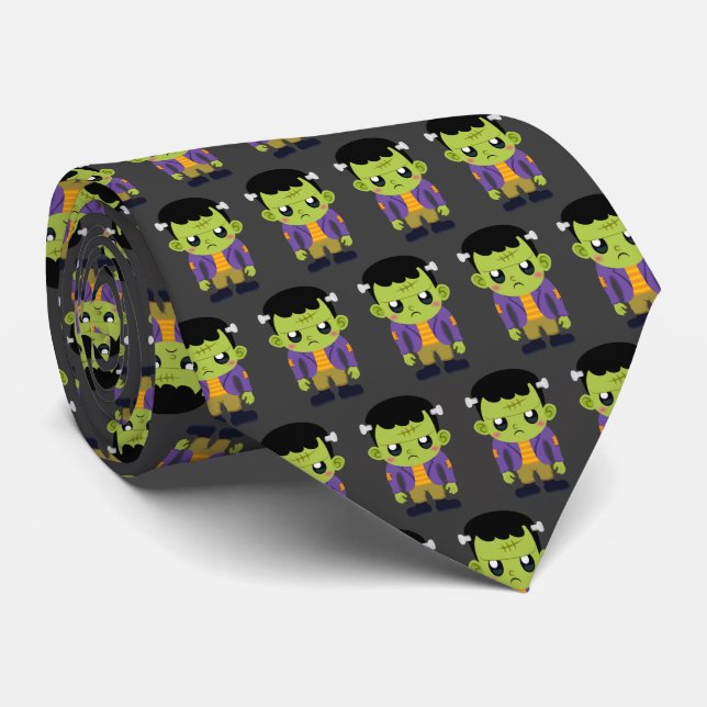 Grönt Frankenstein Monster Halloween Mönster Slips (Rullad)