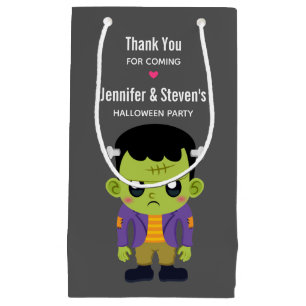 Grönt Frankenstein Monster Halloween Tack