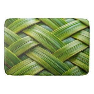 Grönt Fresh Bamboo Weave Badrumsmatta
