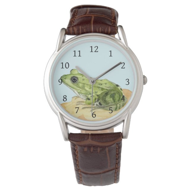 Grönt Frog Armbandsur (Framsida)
