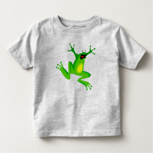 Grönt-FROG FÖR CUTE FUNNY Tee