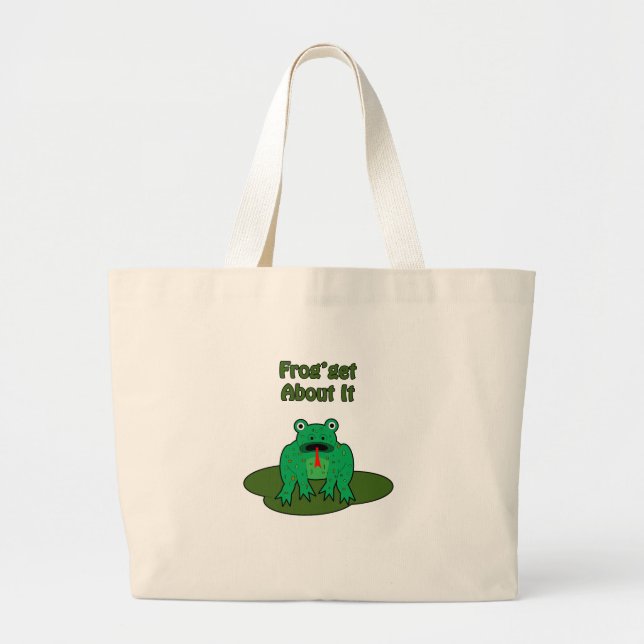Grönt Frog - Grog får veta det Jumbo Tygkasse (Framsidan)