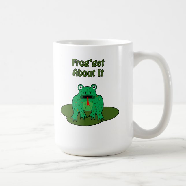 Grönt Frog - Grog får veta det Kaffemugg (Höger)