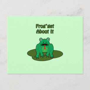 Grönt Frog - Grog får veta det Vykort